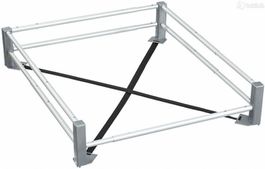 reer Wickeltischgitter, metallgrau