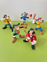 5x 80er Goofy Sport Comic Figur Walt Disney Prod. Bully