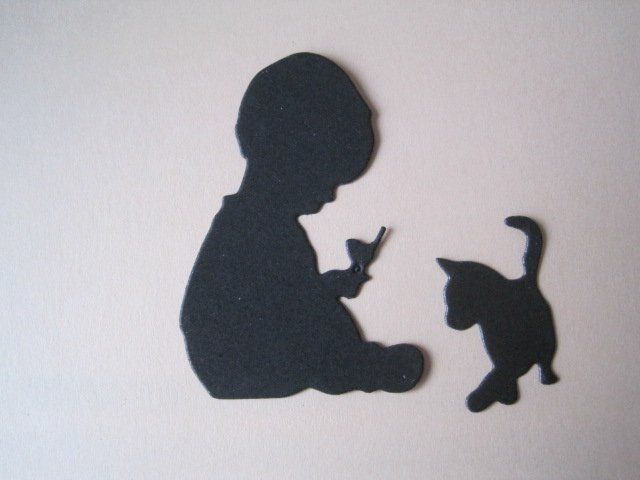 Carta: Stanz-Papier Motive Kind mit Katze – Nuovo e nell'imballaggio originale da Schachen LU venduto da moepsli5