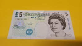 Seltene £5 Note - Bank of England - Top Zustand!