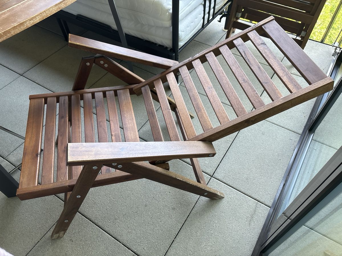 Ikea Sedie: Gartenstuhl aus Holz IKEA – Usato da Zürich venduto da celuni 5