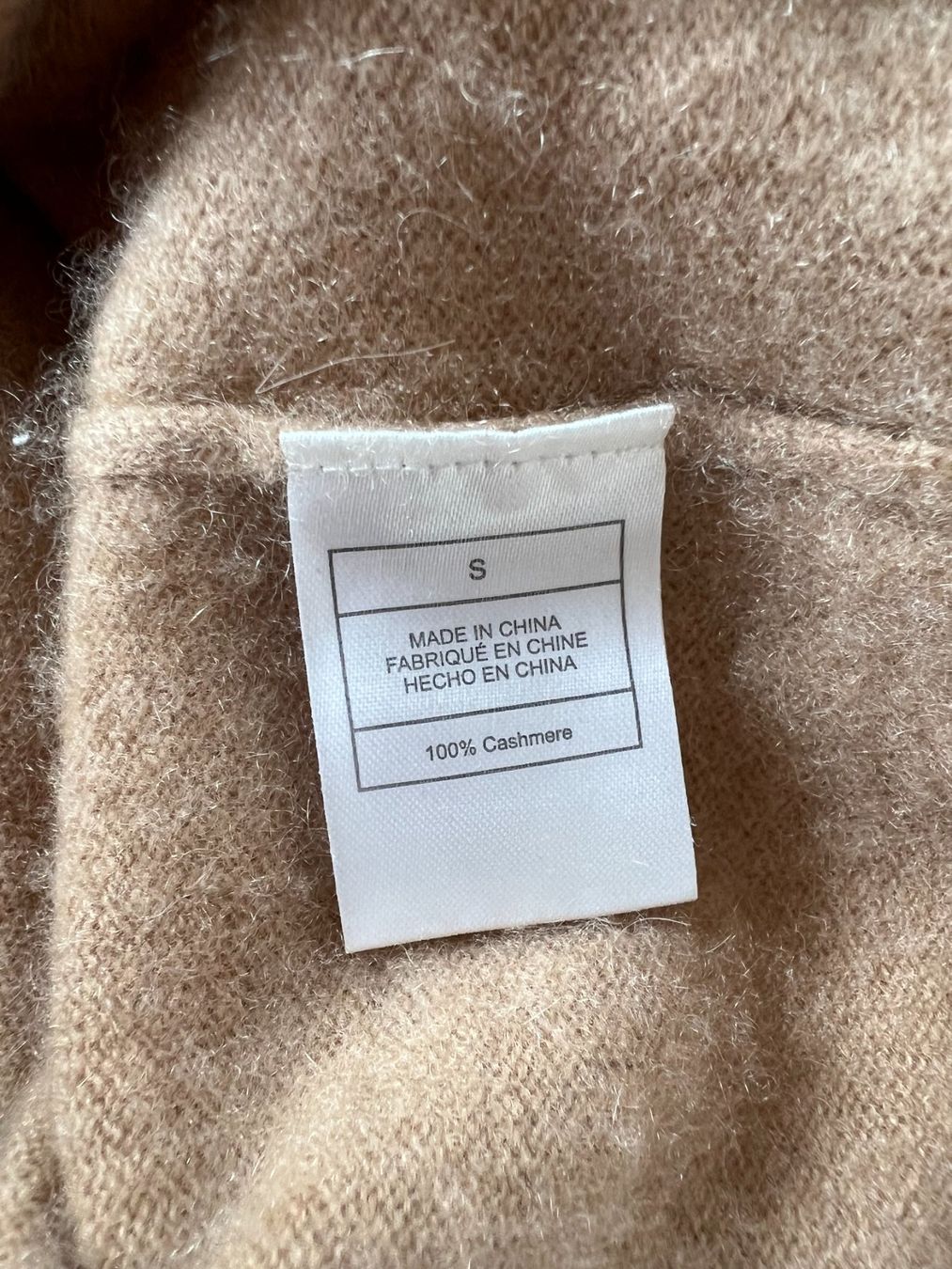 Pullover & Sweatshirts: Quince kurzarm Pullover, 100% Kaschmir, Gr. S, Hellbraun – Gebraucht aus Worb von farben20zauber 5