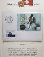 1128Ab, Abart Stern am Unterarm der Helvetia FDC sehr selten