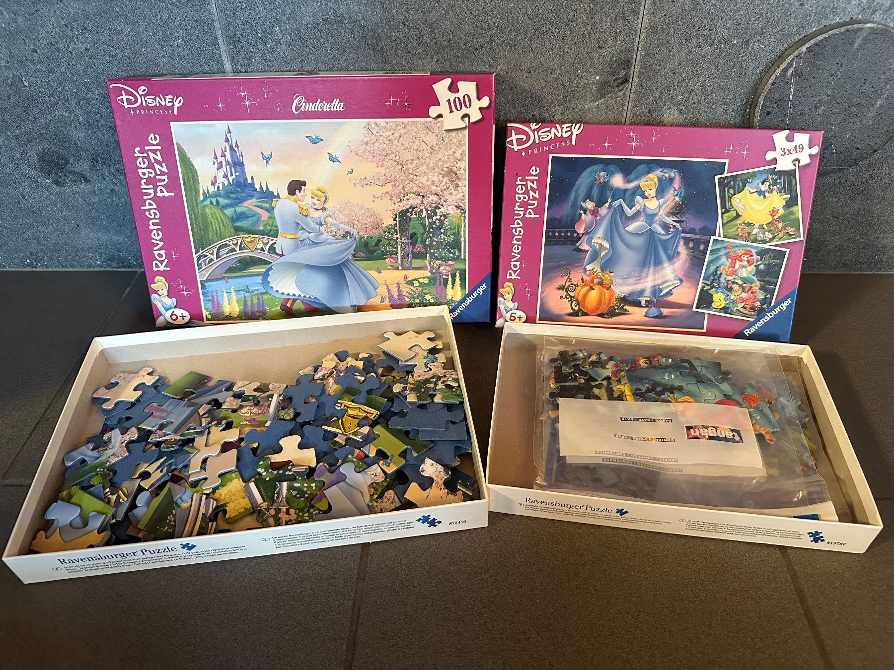 Ravensburger Puzzle: Disney Princess Puzzles 4 Stk. – Usato da Riedt b. Erlen venduto da sina.aline 1