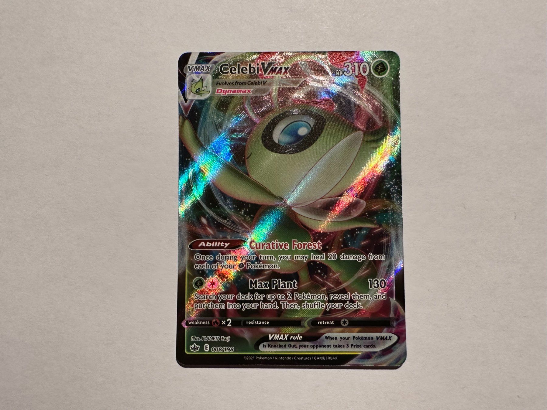 Pokémon Carte collezionabili: Celebi Vmax Chilling Reign EN – Usato da Hagendorn venduto da Pokecollectorch 1