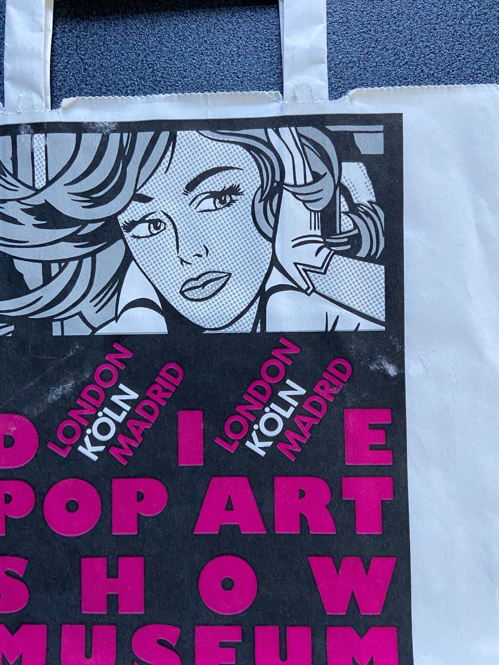 Taschen: Papiertasche Roy Lichtenstein 1992 – Gebraucht aus Chur von CJ340 1