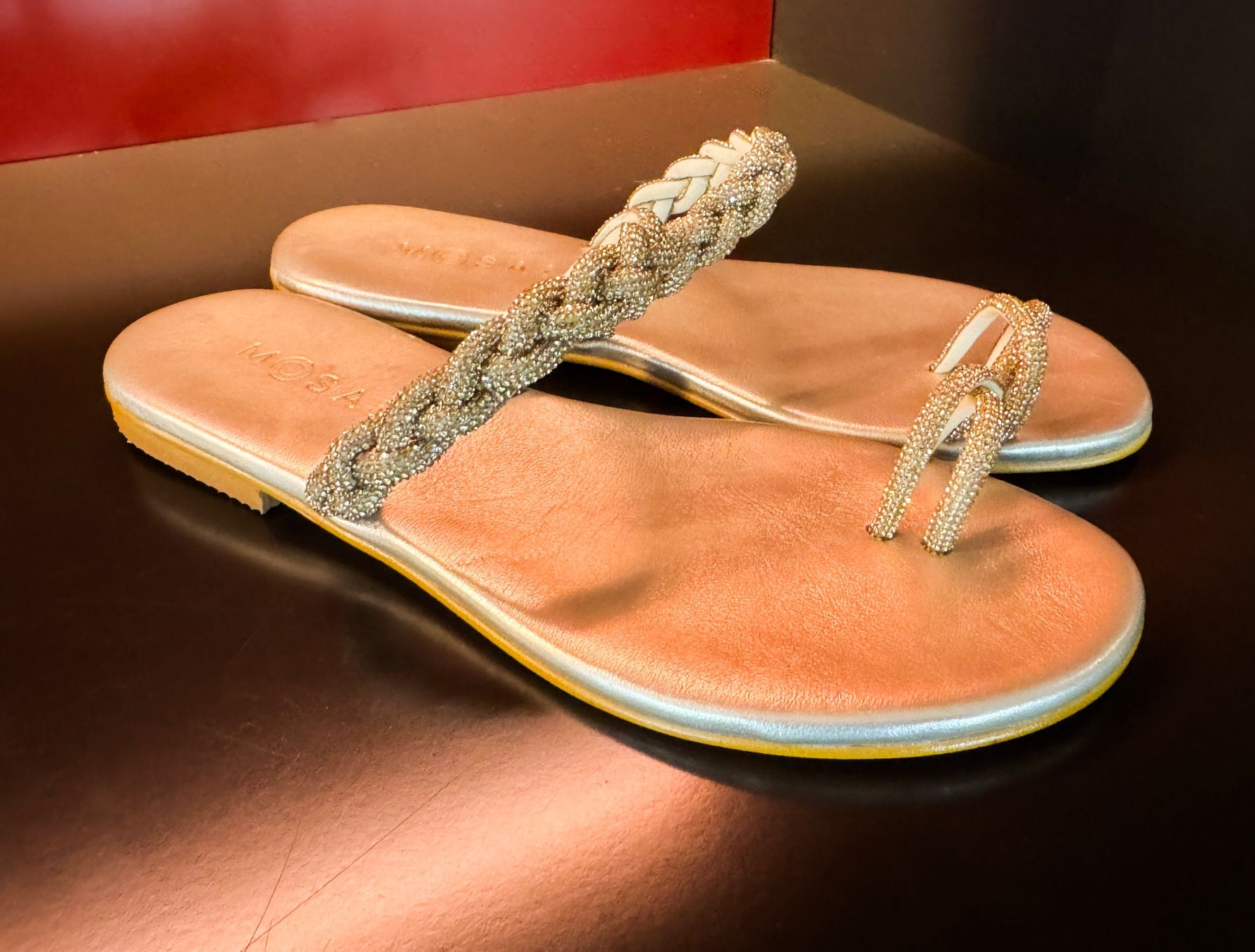Damenschuhe: Sandalen mit Swarovski - Kristallen – Gebraucht aus Zürich von gregart 1