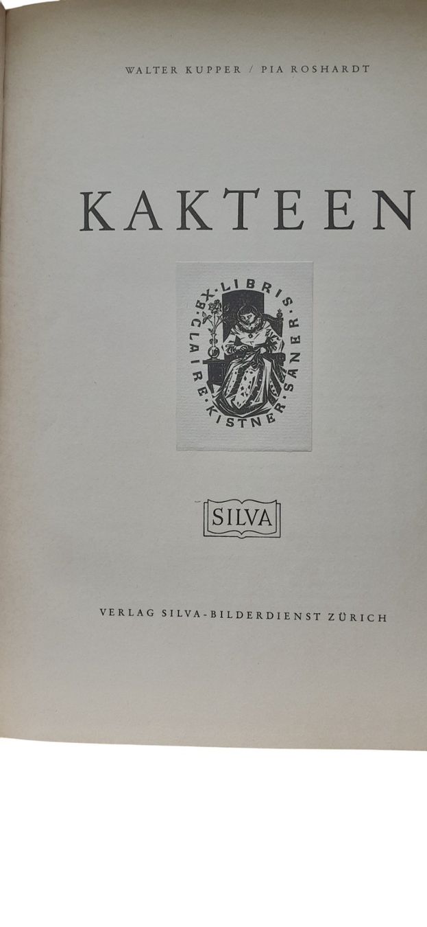 Libri: Kakteen Silva 1954 – Usato da Mörschwil venduto da lindaswunderkiste 1