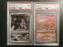 Pokemon Mew & Mewtwo 151 Promo #052/053 ENG PSA 9