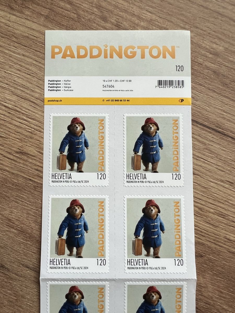Tous les timbres: 10er Bogen Paddington 2024 postfrisch – Neuf (Voir description) à Braunau par Desil2511 1