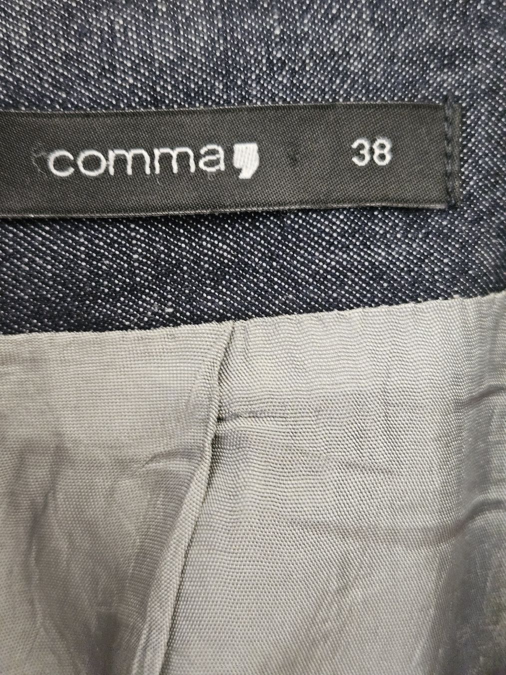 Comma Giacche: Toller Comma Blazer, Gr. 38, Baumwolle/Leinen - jeanslook – Usato da Wohlen AG venduto da Colina 8