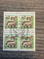 Schweiz Briefmarke Helvetia 140 Rarität Schafe Top Zustand!