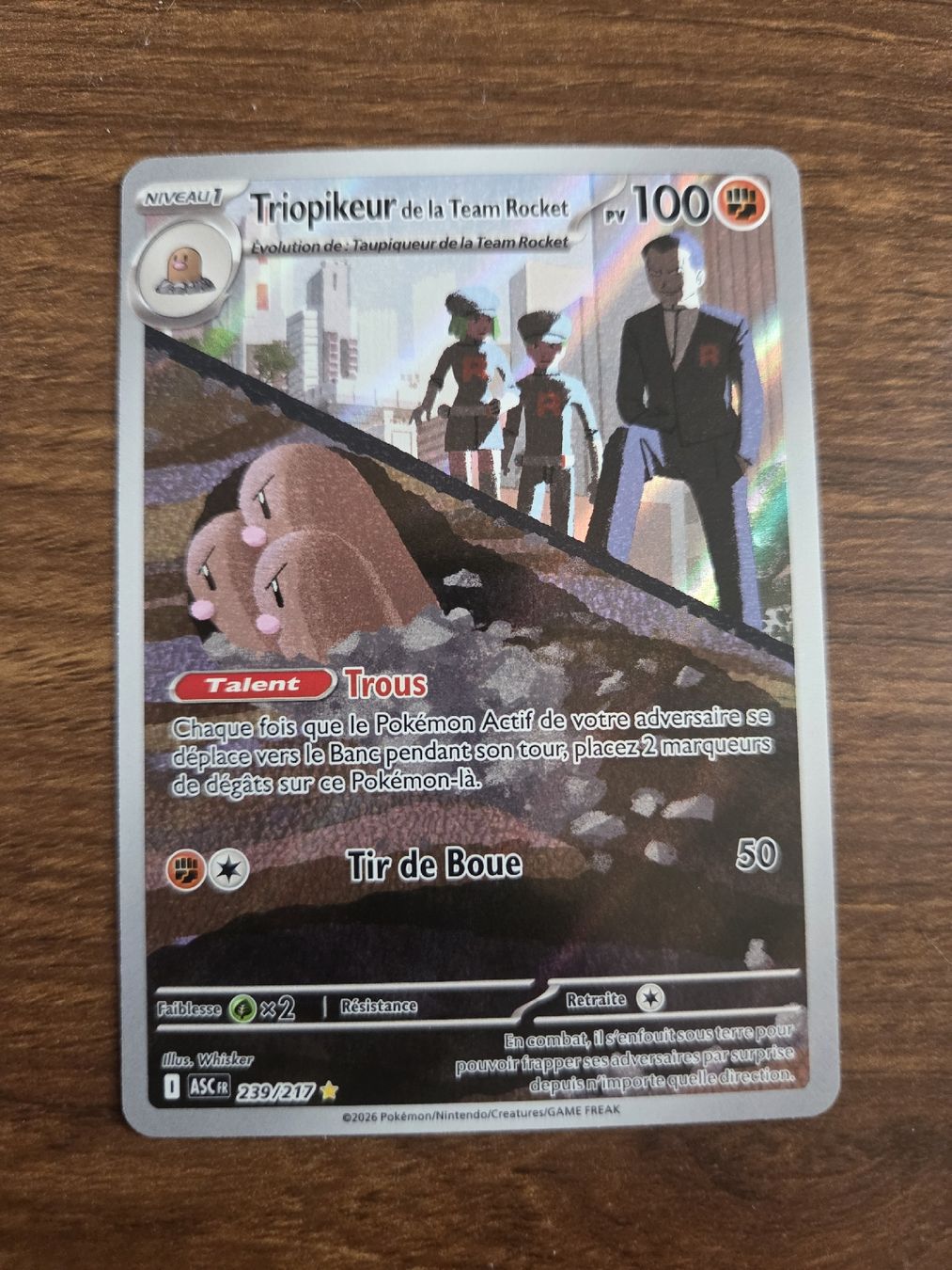 Pokémon Carte collezionabili: triopikeur de la team rocket 239 /217 – Nuovo (secondo la descrizione) da Delémont venduto da Lolopop01