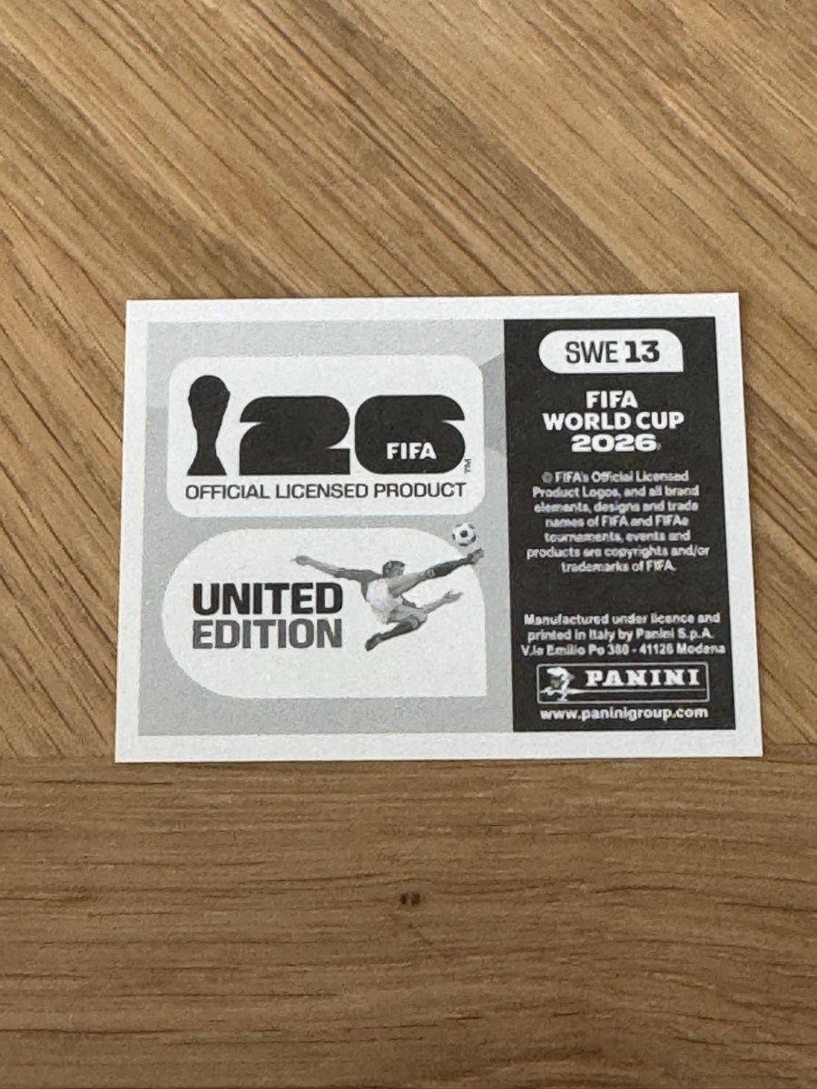 Panini Carte collezionabili: Panini 2026 SWE 13 – Nuovo (secondo la descrizione) da Grand-Lancy venduto da cyr_n5ky 1