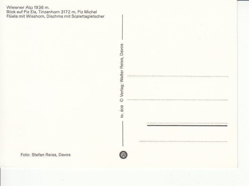 Cartoline postali: Wiesner Alp um 1990 – Usato da Bürglen TG venduto da StampGraf 1