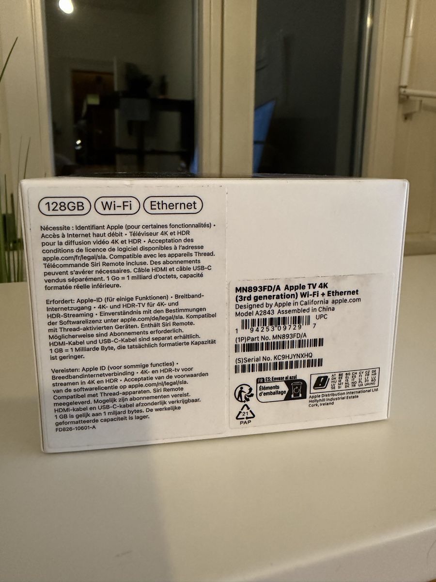 Apple Sistemi audio & multimediali: Apple TV 3rd Wifi+ Ethernet – Usato da Basel venduto da two_n27b 1