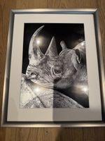 Bilderrahmen IKEA Silverhöjden silber 40x50 cm gebraucht