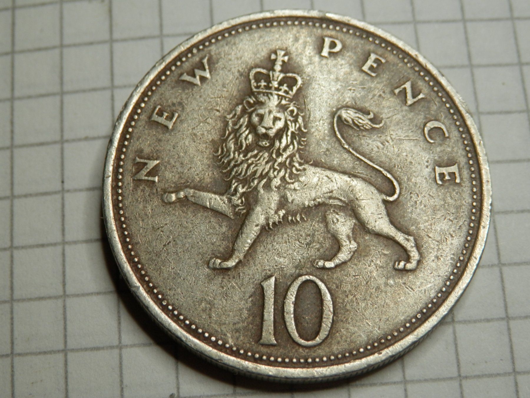 Tutti le monete: Großbritannien 10 New Pence, 1968 – Usato da Weiach venduto da weiach81 1