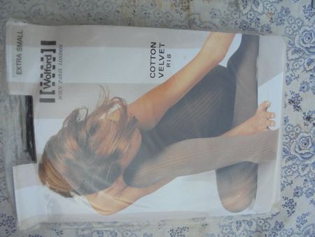 Wolford Strumpfhose velvet Rib schwarz small