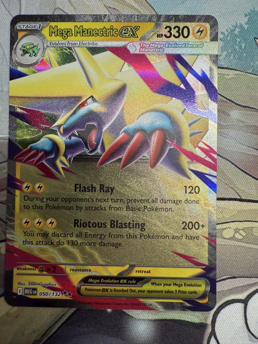 Pokémon Carte collezionabili: 050/132 mega Manectric ex EN pokemon mega evolution 2025 MIN – Nuovo (secondo la descrizione) da Niederweningen venduto da rimicanardo 1