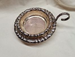 Teesieb versilbert,  ca. 50 iger Jahre