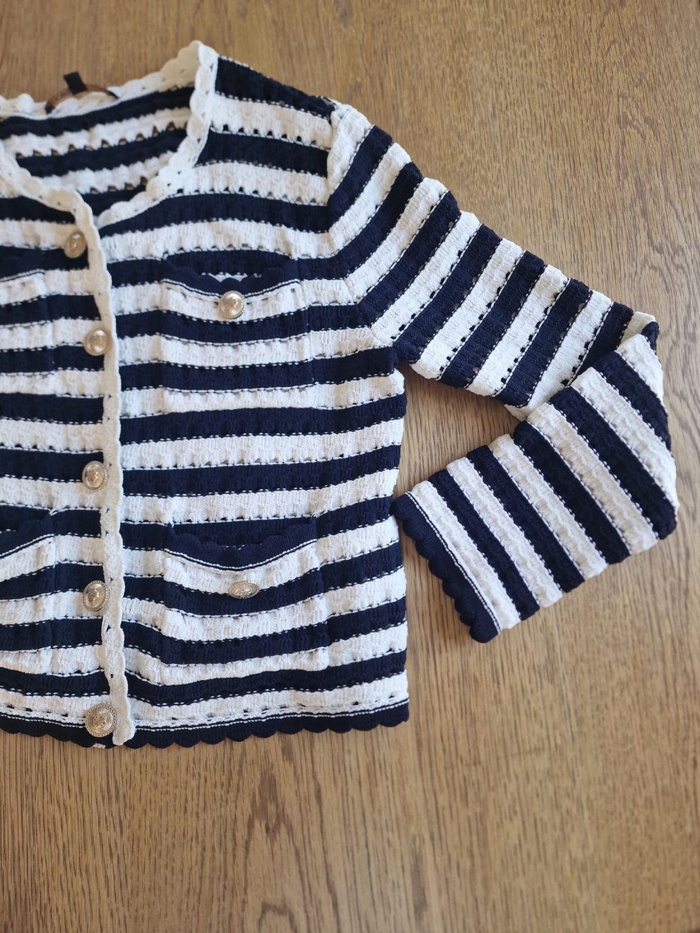 Giacche: Gestreifte Strickjacke Maje, Grösse 1 – Usato da Seftigen venduto da G00 3