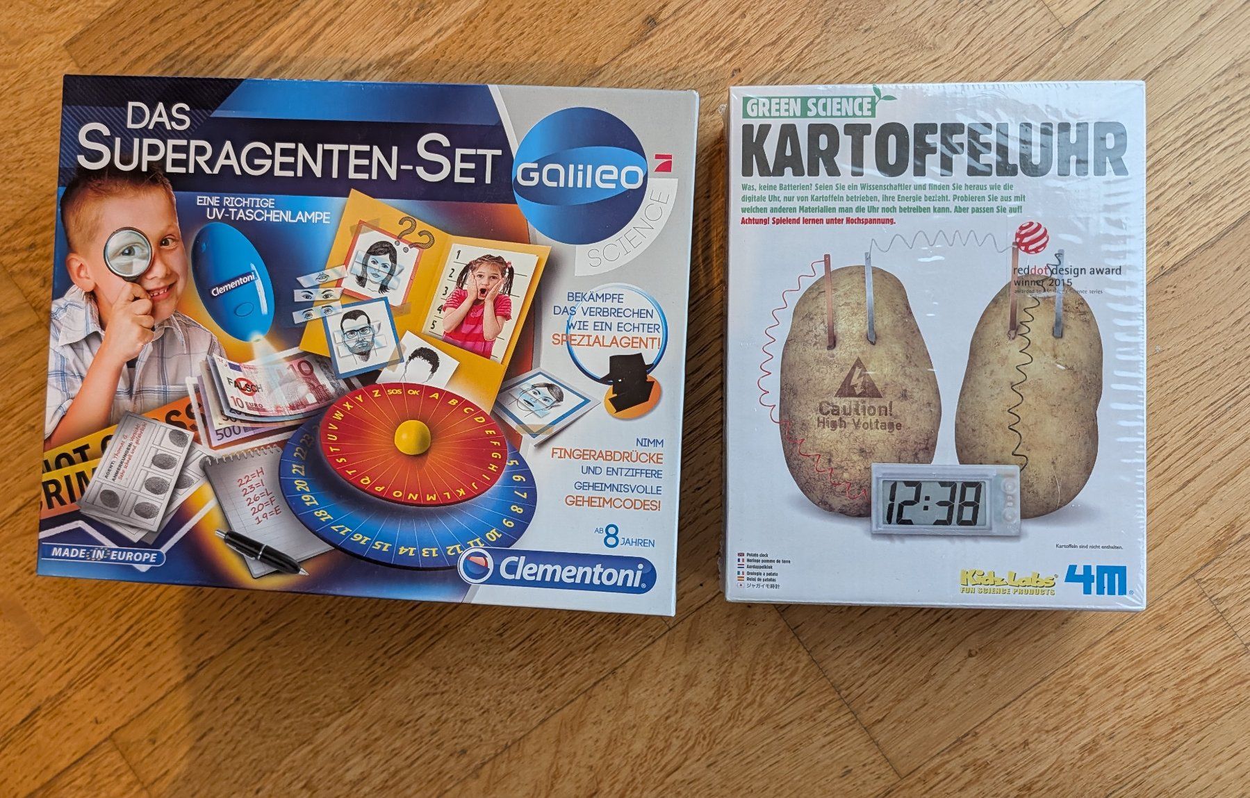 Clementoni Giochi: Spiele Superagentset + Kartoffeluhr – Usato da Uster venduto da nat-li