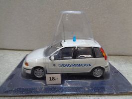 Altaya 1:43 Fiat Punto Police Polizei Gendarmeria