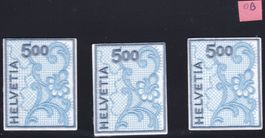 3 Stickerei-Marken Naba2000, 500c postfrisch** portofrei -06