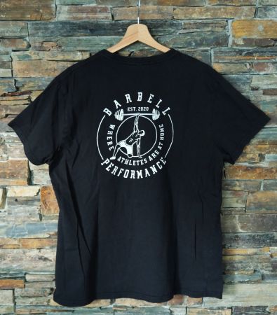 T-Shirt unisex Barbell Performance Gr. XL (eher L) schwarz