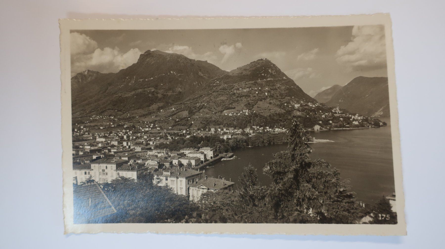 Cartes postales: Lugano e Mte. Bré 1933 – D'occasion à Cormoret par Pascalll2001 1