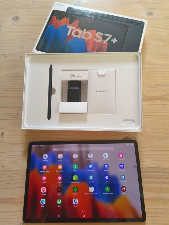 Samsung Galaxy Tab S7+ / 256 GB / Mystic Black (Gebraucht) in Brügglen ...