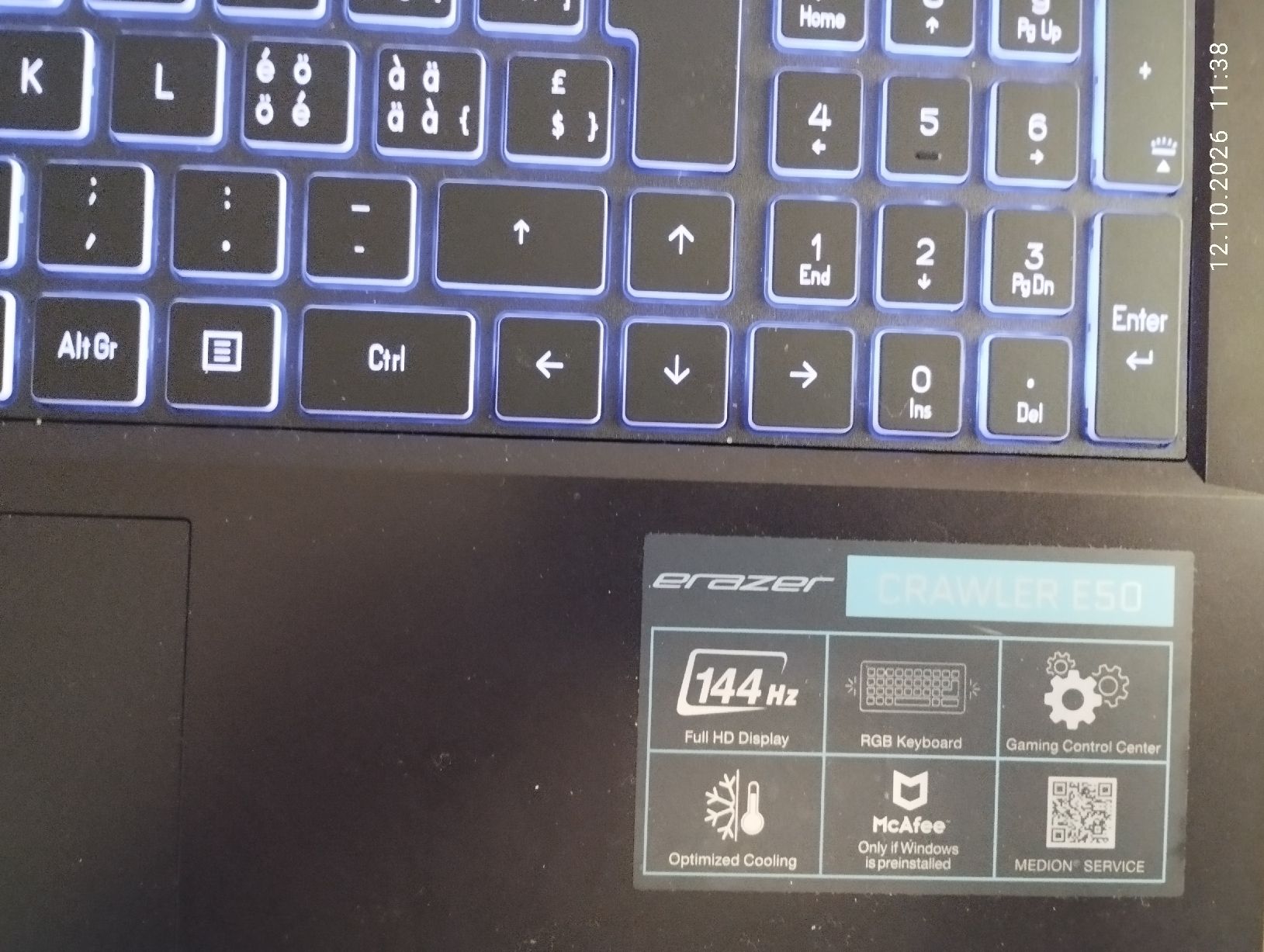 Medion Notebook: Medion Erazor Crawler E50 Gaming Notebook  – Nuovo (secondo la descrizione) da Lyss venduto da fuselbay 2