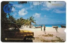 Telefonkarte Anguilla, Palmenstrand