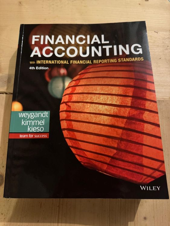 Financial Accounting (IFRS), 4th Edition – Weygandt / Kimmel (Gebraucht ...