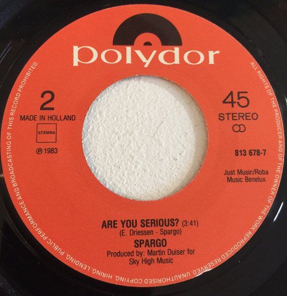 Dischi in vinile: Spargo: Do You Like Me 7" – Usato da Steinhausen venduto da Vilivinili 1