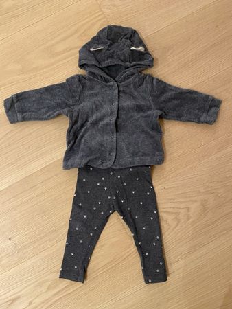 Cute Cat Hooded Outfit, Size 68