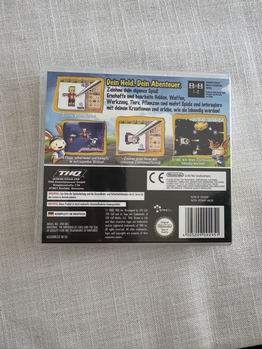 Nintendo Giochi: Drawn to Life Nintendo DS Game - Mal-Held Sein – Usato da Wil SG venduto da eid_m7ks 2