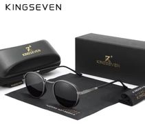 NEU! KINGSEVEN Design-Sonnenbrille: Gun / Gray Edition –