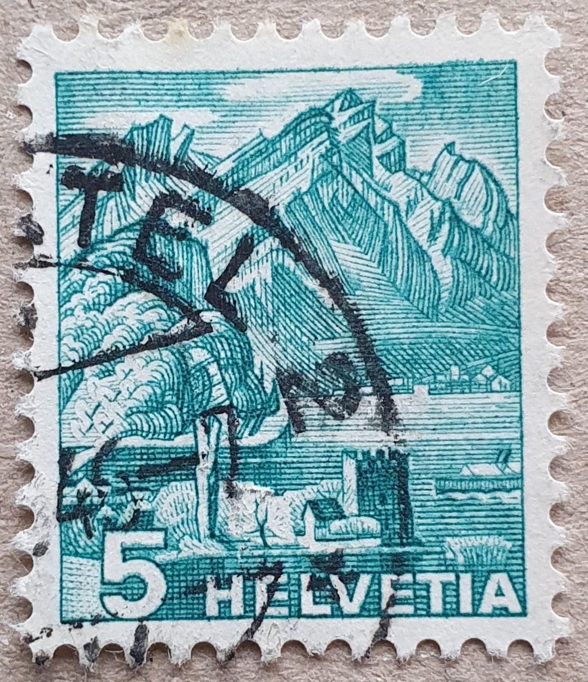 Tutti i francobolli: Nr 202 Diverse Fehler (Pilatus) – Usato da Balgach venduto da SIMEON27 3