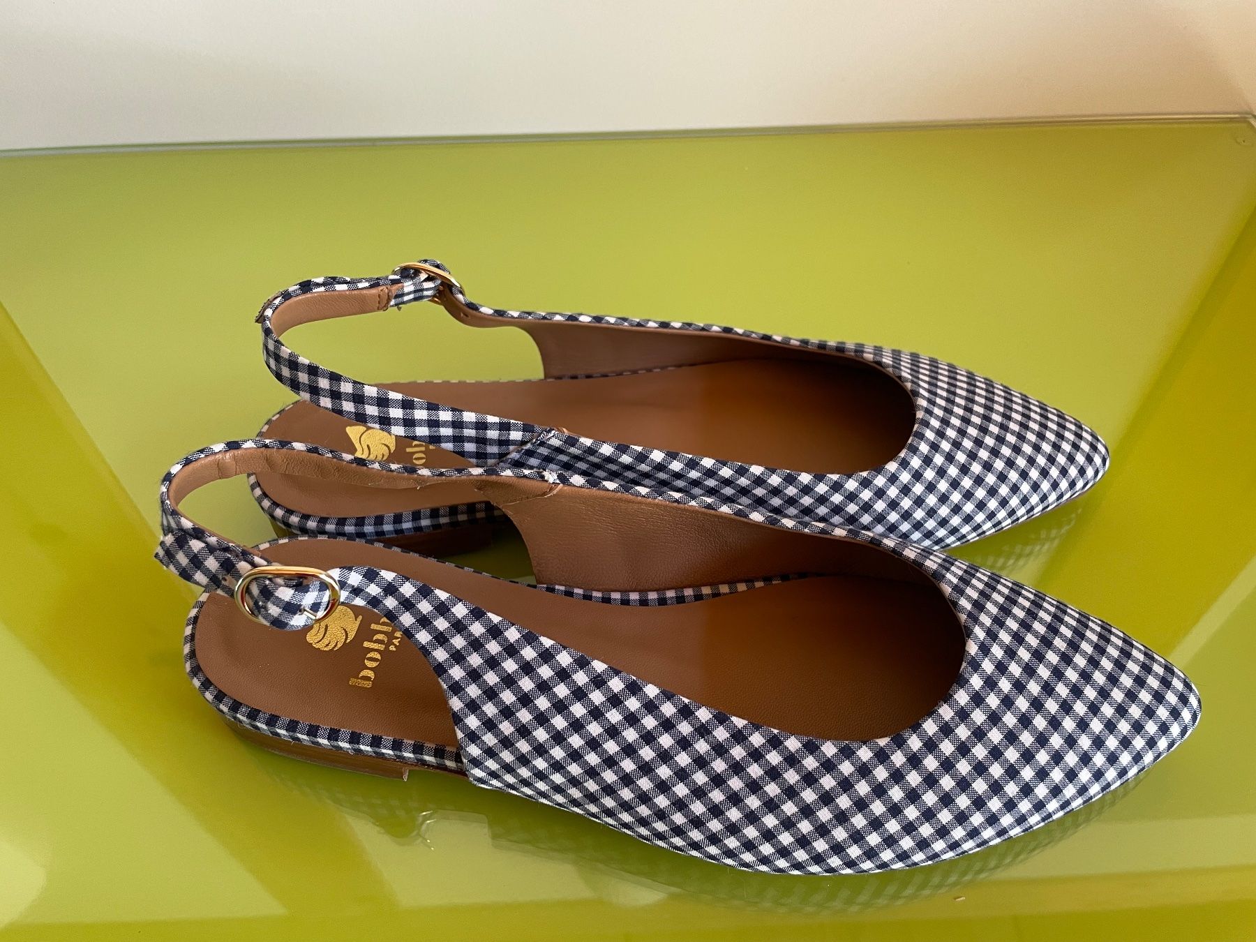 Bobbies Scarpe da donna: Bobbies - Vichy Navy Ballerina – Nuovo (secondo la descrizione) da Rosshäusern venduto da Ambito2 4