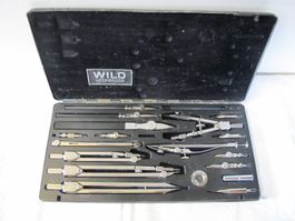 Antikes Zirkelset Wild Heerbrugg, Reisszeug