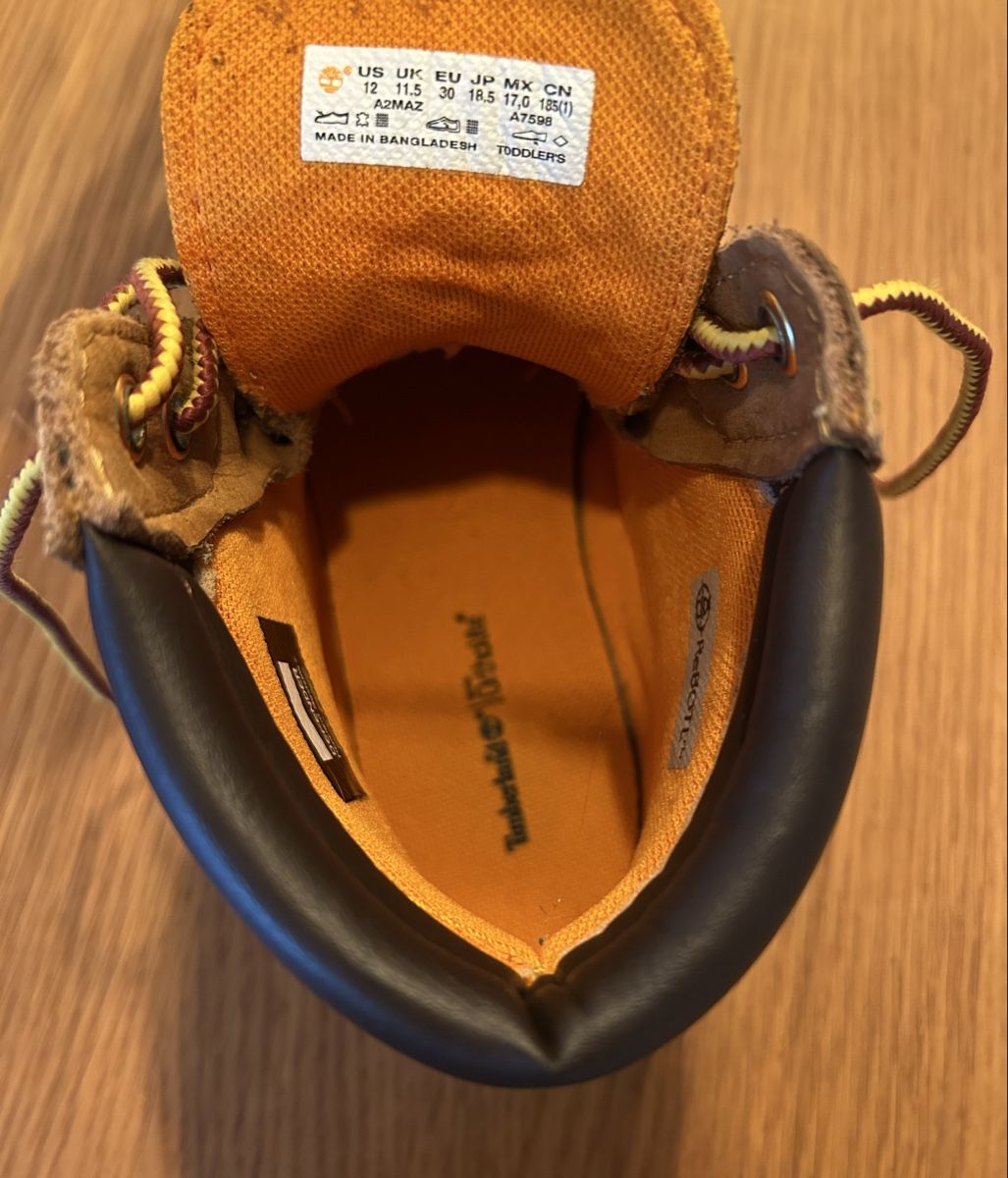 Timberland Scarpe per ragazzi: Timberland Kinder Stiefel Gr. 30 – Usato da Schwarzenbach SG venduto da bienchen22 5