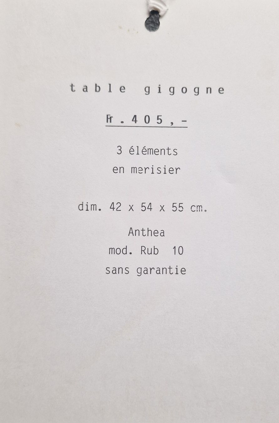 Tische: Tables gigognes, 3 pièces – Gebraucht aus Vouvry von Marr0 8