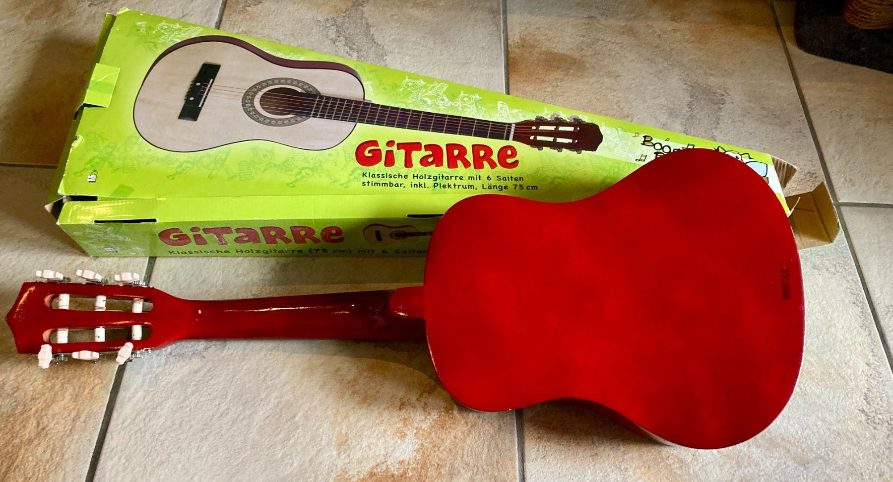 Strumenti musicali: Klasische Holzgitarre, stimmbar, 75cm lang – Usato da Saas-Grund venduto da rau_tn8j 1