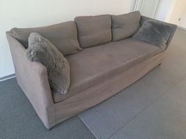 Sofa, Couch 3-Sitzer Anthrazit