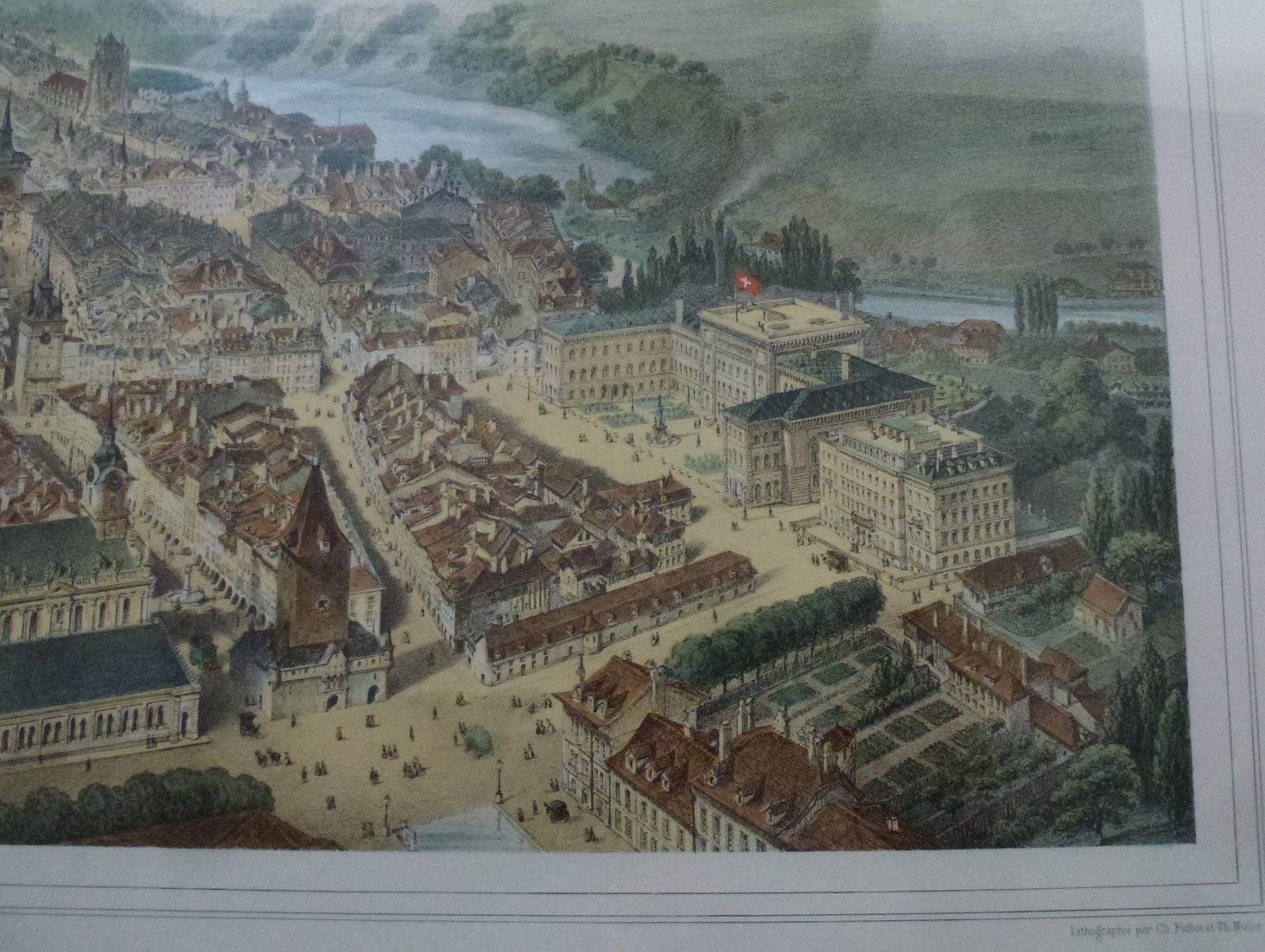 Stiche: Grosser Stich ++ Ansicht Stadt Bern – Gebraucht aus Walkringen von Casablanca777 3