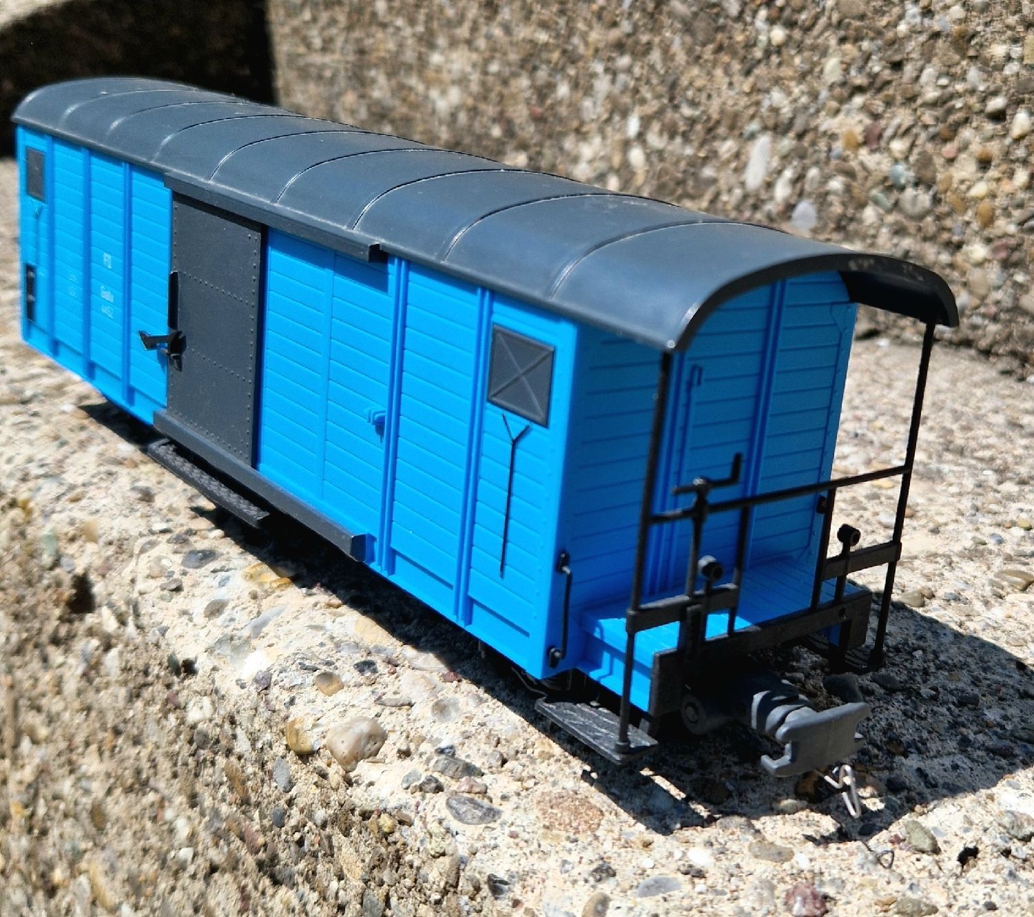 Roco Modellini di ferrovie: Roco Alpine Line Spur 0m Güterwagen – Usato da Jona venduto da CPeti 1
