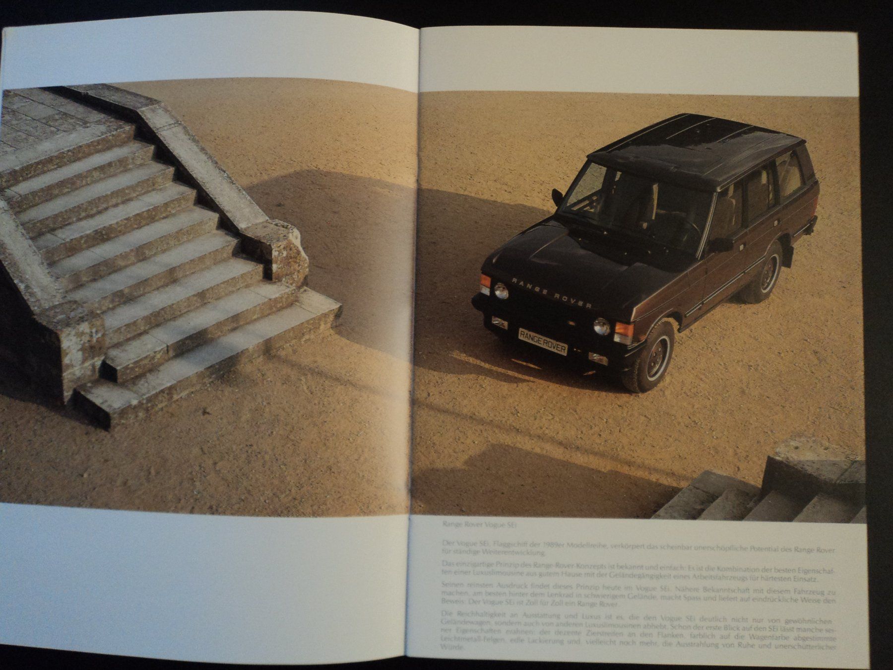 Rover Documenti: Prospekt Range Rover Vogue SEi – Usato da Schwarzenburg venduto da modelCARama 2