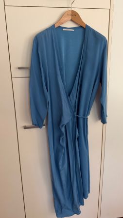 Wickelkleid HUMANOID blau  guter Zustand